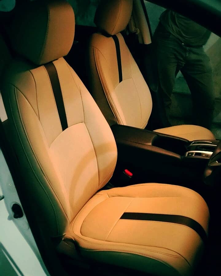 Car poshish Honda Civic X in japanies leather in AWD style 5