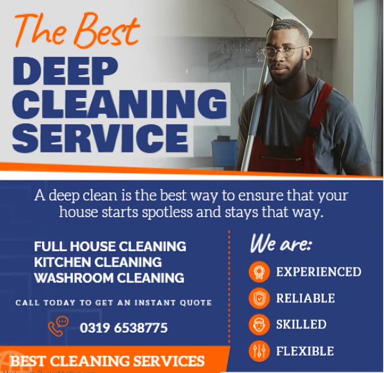 House cleaning/ Kitchen cleaning /Sofa & carpet cleaning/Deep cleaning 0