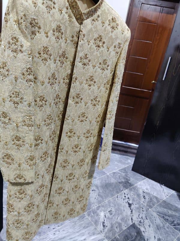 Groom Sherwani with Hand Made Work 1