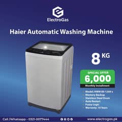 Haier Automatic Machine On Easy Installment Plan