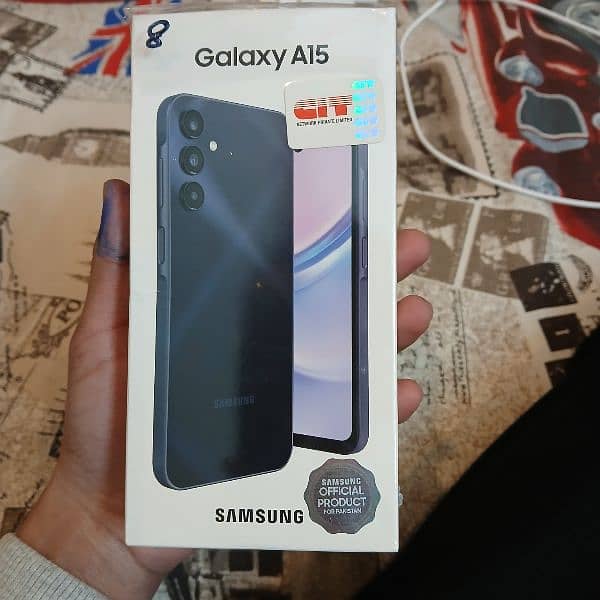 Samsung a15 8Gb 256Gb black blue colour pta approved 0