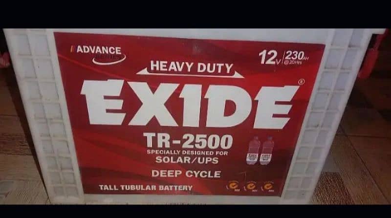 EXIDE TR 2500 230AH 0