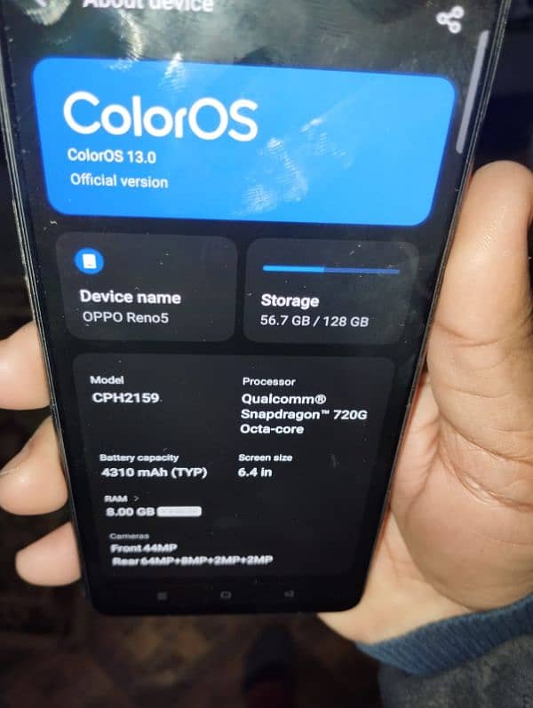 oppo Reno 5 03142383873 0