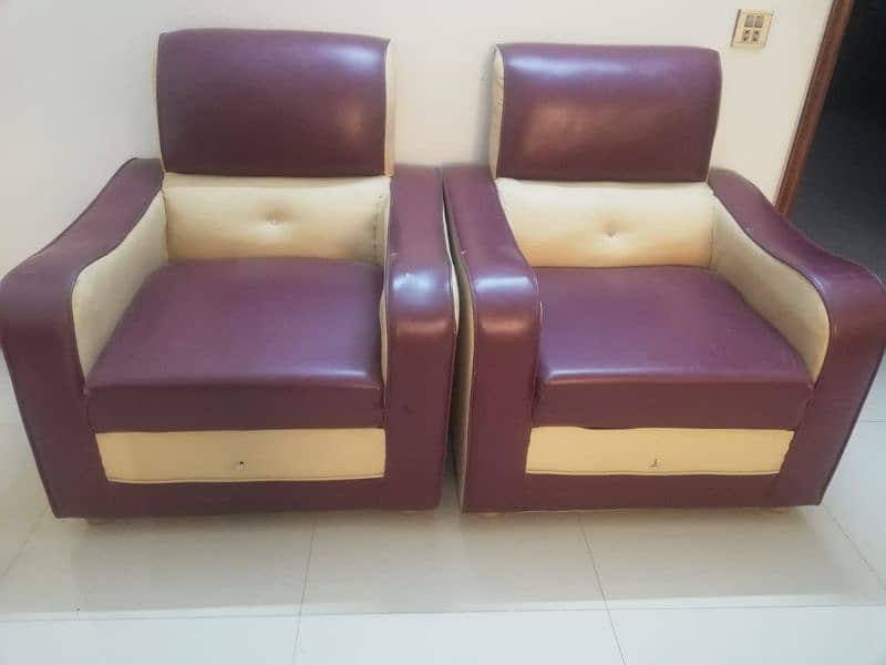 5 seater leather sofa set 1