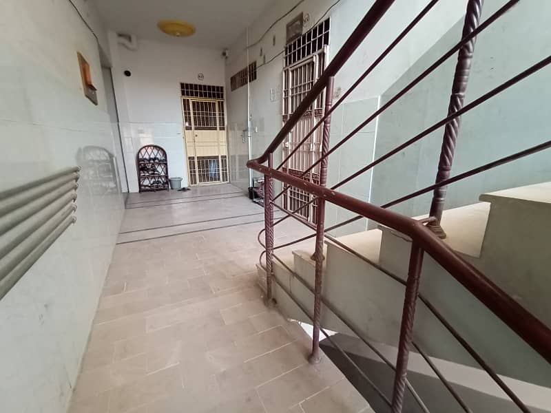 5 Rooms Leased Corner Flat In 65 Lac, In 5C2 North Karachi, 4th Floor 17