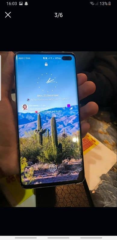 Samsung s10 plus with box 8 128 3