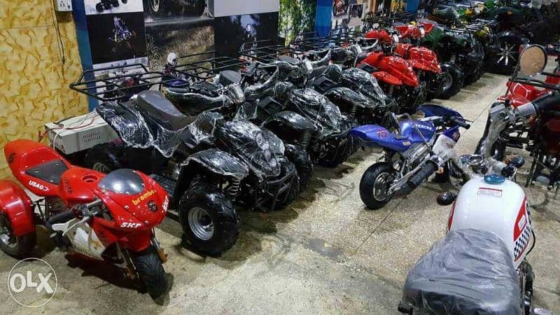 Atv quad 4 wheels full variety 50cc to 250cc delivery all Pakistan 0