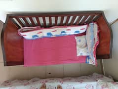 wooden bed cot