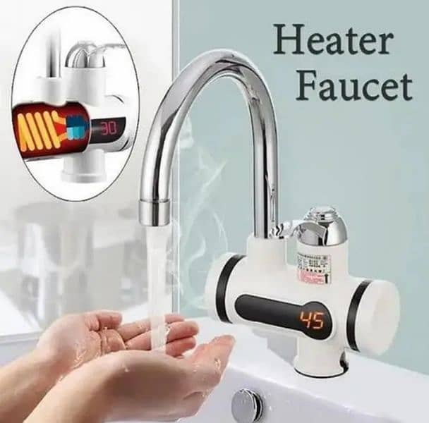 Portable Electric Hot Water Heater Faucet - Instant Heating Solution 2