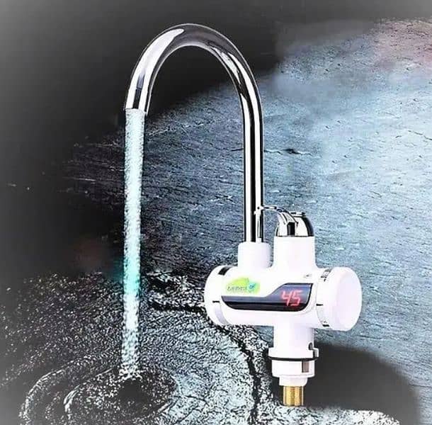 Portable Electric Hot Water Heater Faucet - Instant Heating Solution 4