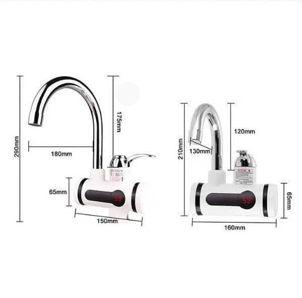 Portable Electric Hot Water Heater Faucet - Instant Heating Solution 9