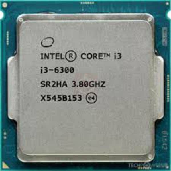 i3 6300 6th gen processor only 0