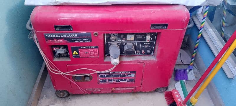 Generator 7.5 kwkanopi wala buht km use 0