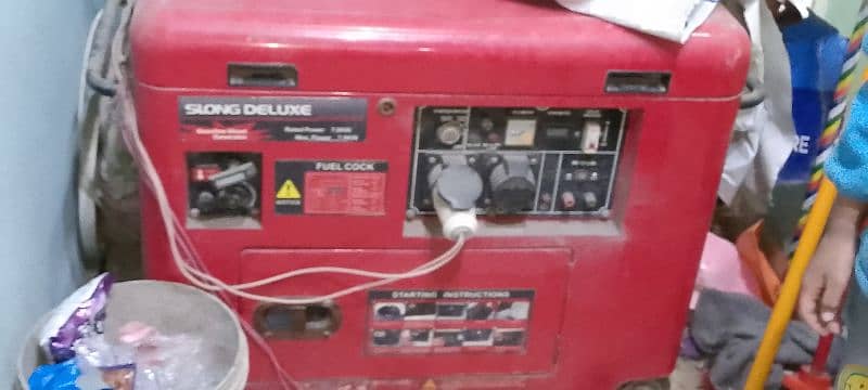 Generator 7.5 kwkanopi wala buht km use 1