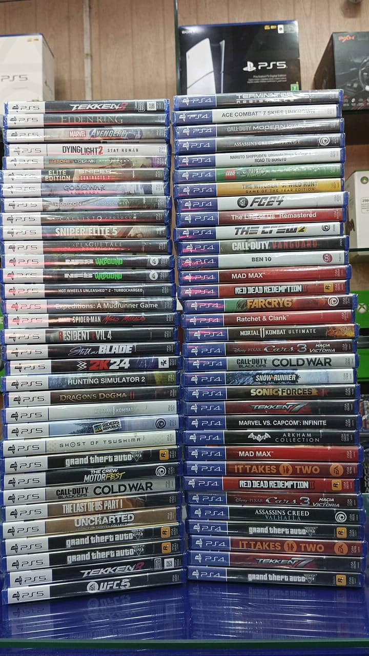 Digital Games Available / PS4 Games / XBox Games 0