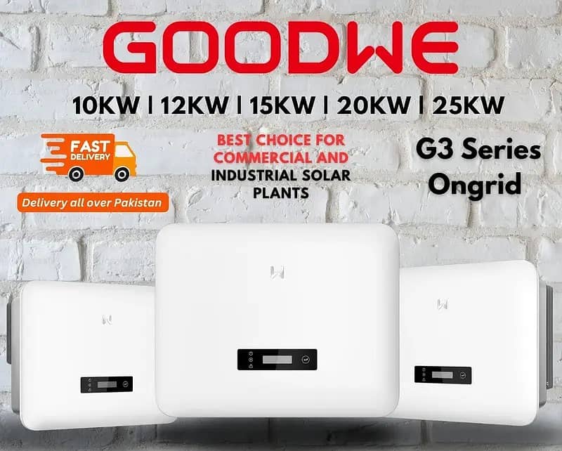 Goodwe Solar Ongrid Inverter 12kw/15kw/20kw/25kw. . . 125kw(Ready Stock) 0