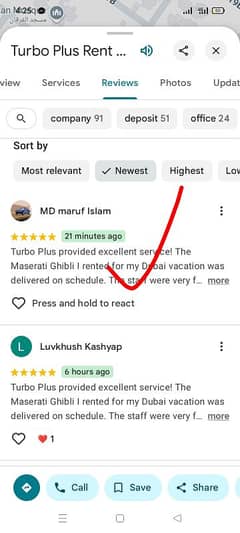 google review provider