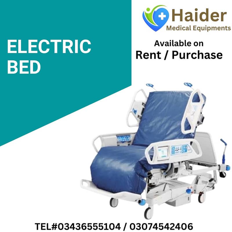 Medical Electric Bed on Rent or Purchase | Pactient Care Bed 0