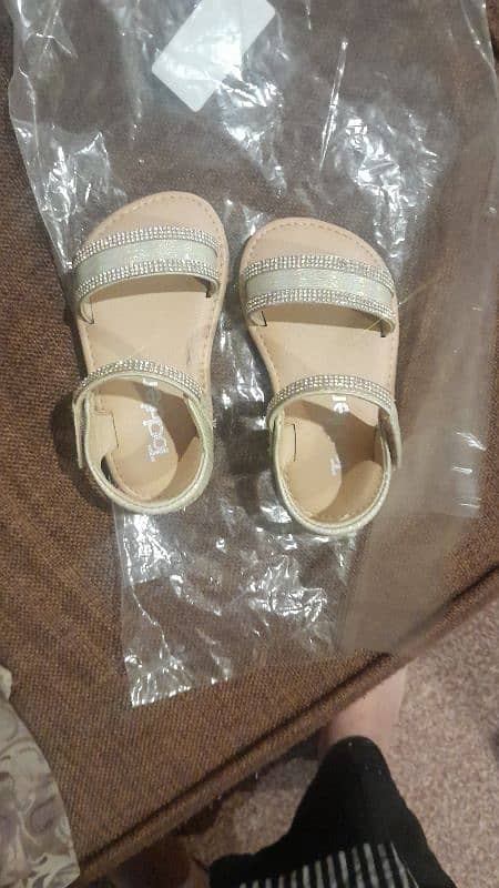 zubaidas frock and sandals 2