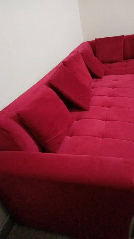 Sofa set, L shaped, Dewan, Table 5