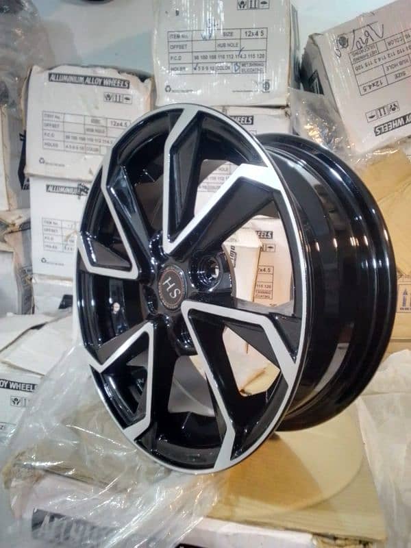 BRAND NEW GRANDY STYLE ALLOY RIMS FOR ALTO VXL 4