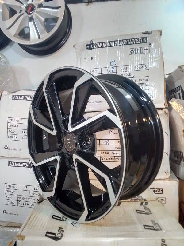 BRAND NEW GRANDY STYLE ALLOY RIMS FOR ALTO VXL 6