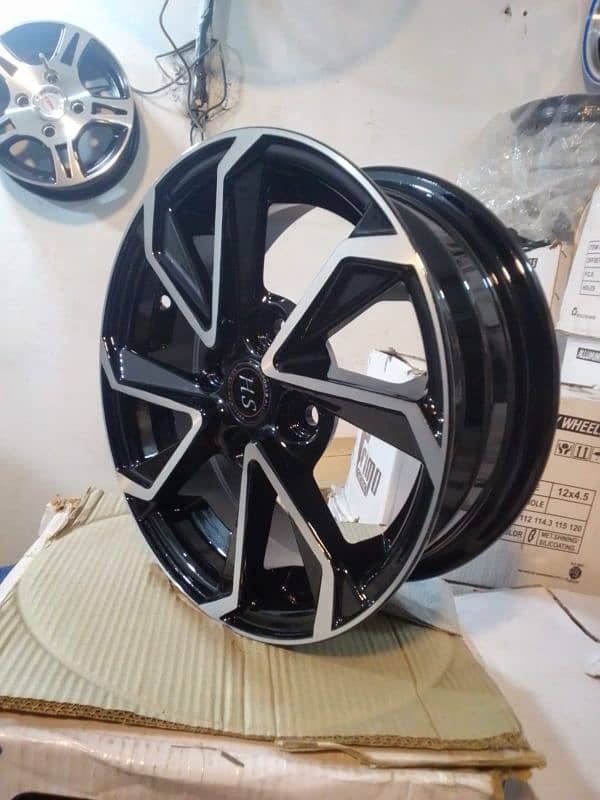 BRAND NEW GRANDY STYLE ALLOY RIMS FOR ALTO VXL 7