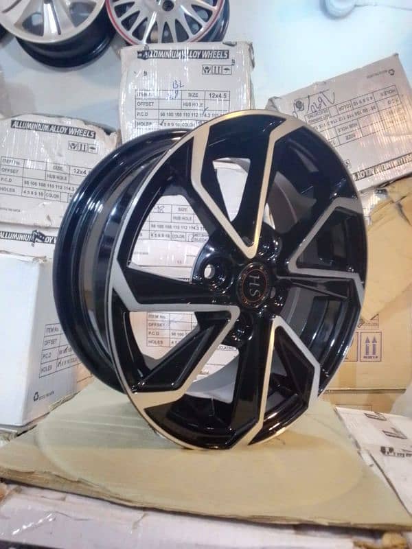 BRAND NEW GRANDY STYLE ALLOY RIMS FOR ALTO VXL 8