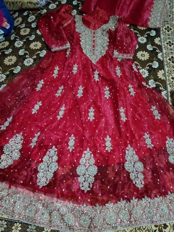 Bridal Dress with Shoes for sale. Rs. 30000 Scheme-3 Rawalpindi 1