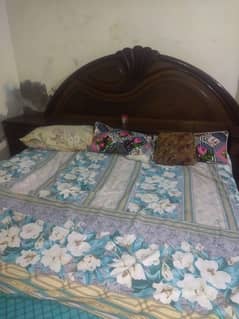 king size bed + two side tables + dressing table