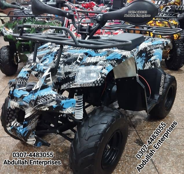 Full recondition Square  light jeep model 110cc ATV Quad Bike 0