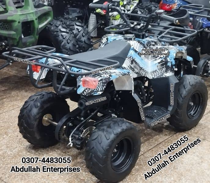 Full recondition Square  light jeep model 110cc ATV Quad Bike 4