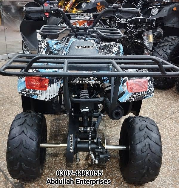 Full recondition Square  light jeep model 110cc ATV Quad Bike 7