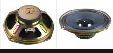 6 inch 2 way speakers of 80 watts and 4 ohms