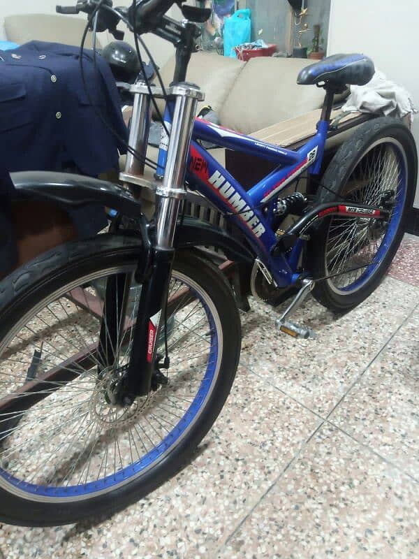 humber26" hi ten frame shimano gears dual disc and gears 2