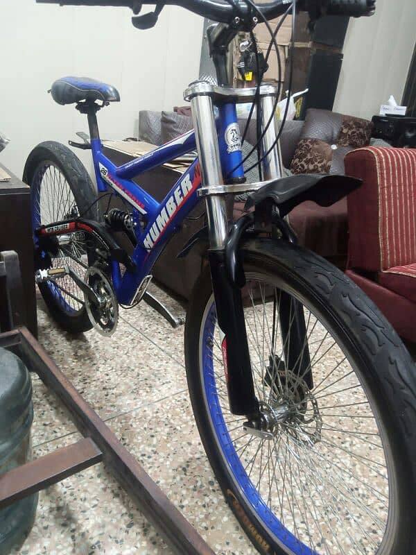 humber26" hi ten frame shimano gears dual disc and gears 3