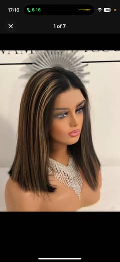 100% real hair wig, IMPORTED from UK, 100% natural hair