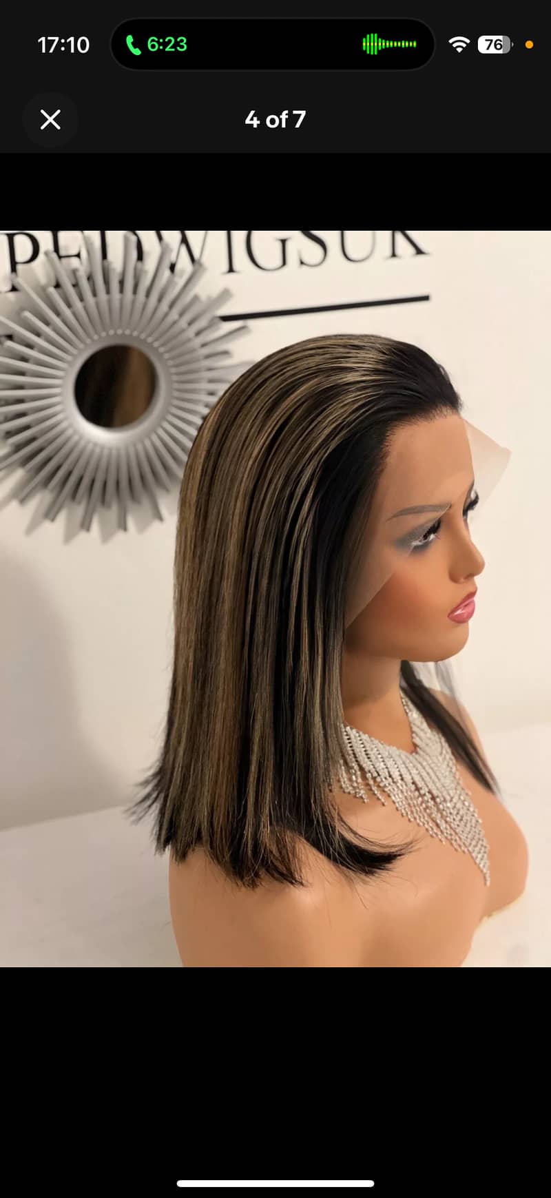 100% real hair wig, IMPORTED from UK, 100% natural hair 3