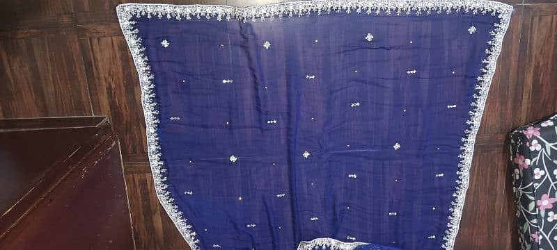 lNavi blue saree for wedding and party 0