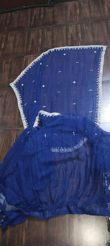 lNavi blue saree for wedding and party 2