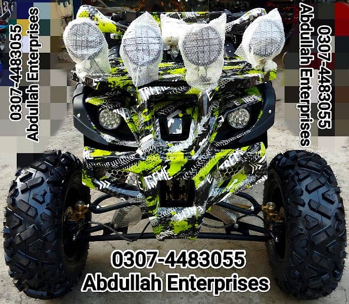 250cc Automatic engine Jeep model 12 no. Size ATV Quad Bike for sale 4