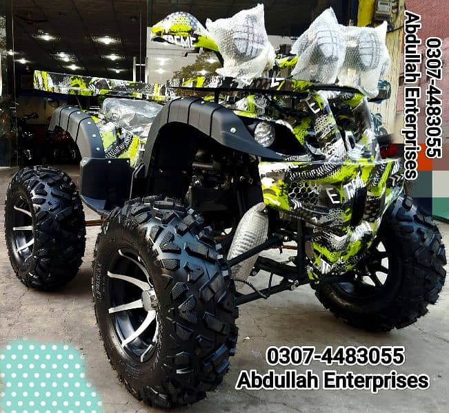 250cc Automatic engine Jeep model 12 no. Size ATV Quad Bike for sale 5