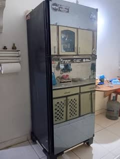 dawlance black glass door inverter fridge