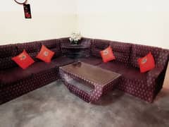 Sofa Set and 2 Single beds