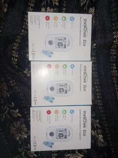 3 New Viva Check Glucometer