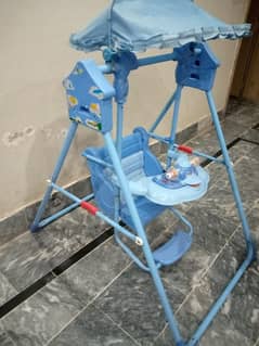 baby swing for 2-5 years child blue colour