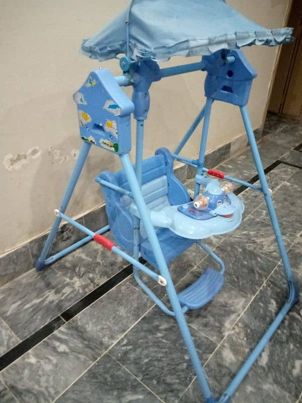 baby swing for 2-5 years child blue colour 0