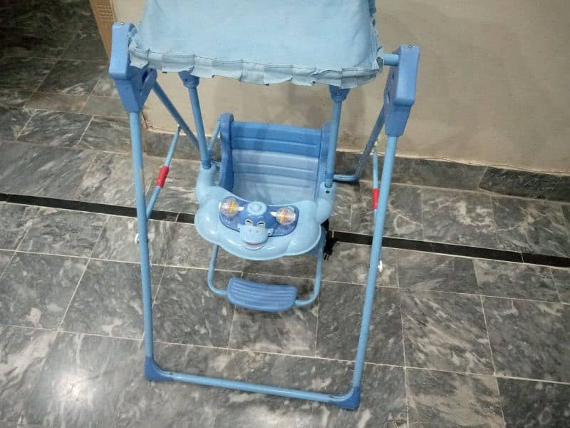 baby swing for 2-5 years child blue colour 3