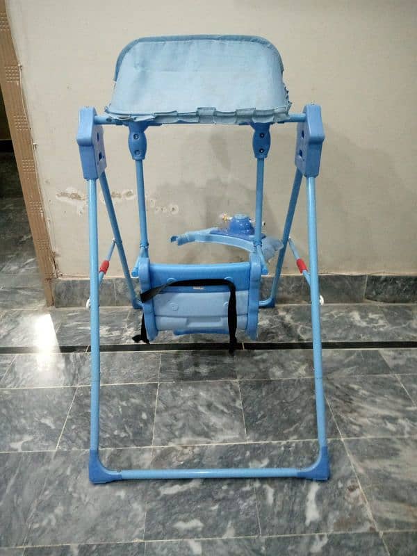 baby swing for 2-5 years child blue colour 4