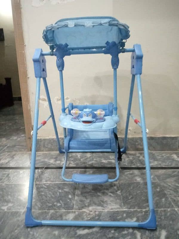 baby swing for 2-5 years child blue colour 5